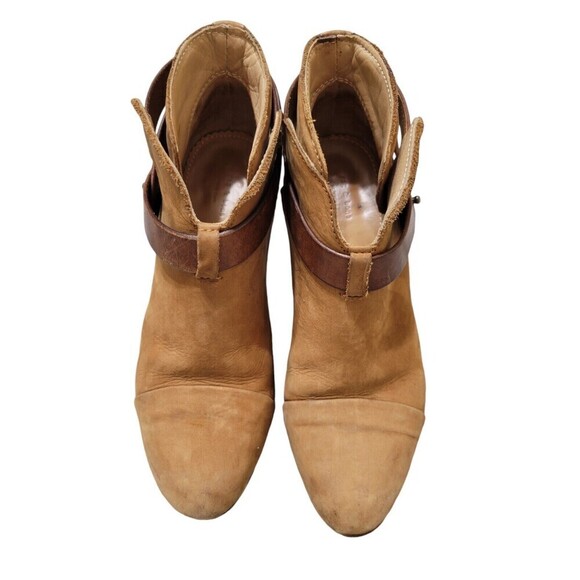 Rag & Bone Harrow $495 Women's Booties Ankle Boots Size EU 37 US 6.5 Brown - Picture 8 of 12